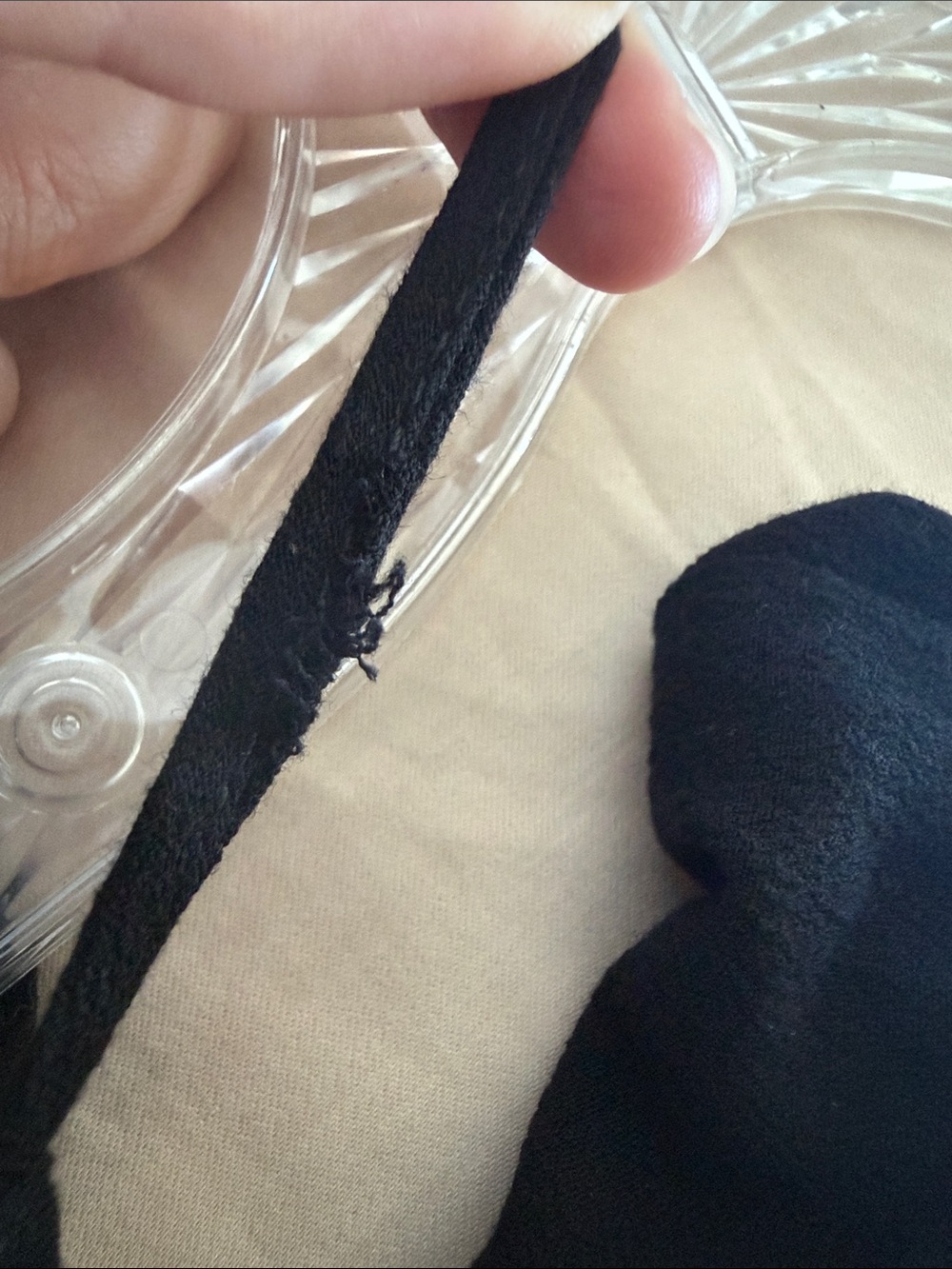Ava Sky Black Spaghetti Strap Wide-Leg Jumpsuit with Side Buttons - Picture 7 of 7